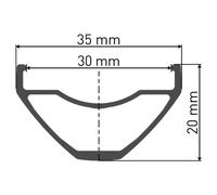 Dt Swiss Roue Arrière M 1900 Spline 30 29 isc Tubeless