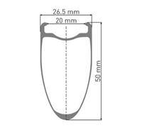 Dt Swiss Roue Avant De Route Arc 1100 Dicut 50 650b isc Tubeless