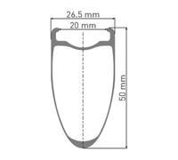 Dt Swiss Roue Avant De Route Arc 1100 Dicut 50 isc Tubeless