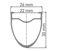 Dt Swiss Roue Avant De Route Er 1600 Spline 30 Db Disc Tubeless