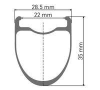 Dt Swiss Roue Avant De Route Erc 1100 Dicut 35 isc Tubeless