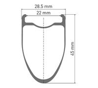 Dt Swiss Roue Avant De Route Erc 1100 Dicut 45 Disc Cl Tubeless + Continental Aero 111 700 X 29