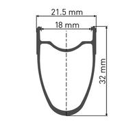 Dt Swiss Roue Avant De Route Pr 1400 Dicut 32 Tubeless