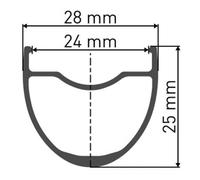 Dt Swiss Roue Avant Gravel G 1800 Spline Dynamo Disc Cl Tubeless