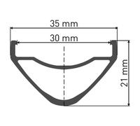 Dt Swiss Roue Avant Vtt Ex 1700 Spline 30 27.5´´ 6b Disc