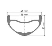 Dt Swiss Roue Avant Vtt Exc 1200 Spline 35 27.5 isc