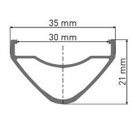 Dt Swiss Roue Avant Vtt Xm 1700 Spline 30 27.5 isc