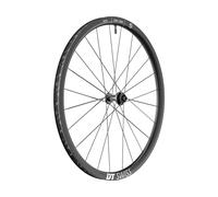 Dt Swiss Grc 1400 Dicut Disc Cl Tubeless Presta 26-35mm Gravel Front Wheel Argenté 12 x 100 mm Black