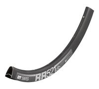 Dt Swiss Rr521 700 32 Db Vi Disc Tubeless Road Bike Rim Argenté 700C 24H Black
