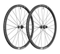 DT Swiss Set de Roues GRC 1400 DICUT 30 Disc Center Lock 28" noir 28" Satz (VR 12x100 + HR 12x142) Shimano Micro Spline