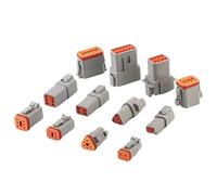 DT06-4S Ensemble de connecteurs électriques étanches pour voiture, camion, bateau, moto, connecteur DT mâle et femelle, ensemble complet avec pinces