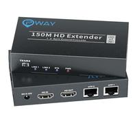 DT267 HDMI Extender sur IP 150M (492ft) Extendeur HDMI Splitter Ethernet Adaptateur RJ45 HDMI sur Cat5e/6/7/8 Prend en charge la transmission en cascade et un à plusieurs via des commutateurs Gigabit