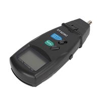 DT6236C 2 en 1 Tachymètre Numérique Optoélectronique et sans Tachymètre Tr/min 19999 Tr/min Compteur de Vitesse Jauge de Rotation de Poche pour la Fabrication Automobile de