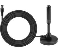 DTA240 Digital Terrestrial TV Antenna-Indoor/Outdoor Portable Antenna for TV,USB Tuner,DVB-T TDT,DAB Radio-Magnetic Base and Coaxial Cable Included