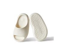DTACBNEUZ Chaussons Cloud pour enfants à la mode mignons qui font la salle de bain à la maison garçons et filles Summer Baby fond super doux pour intérieur et extérieur chaussons de douche (blanc,160)