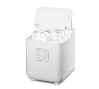 DTACBNEUZ Sorbetière Automatique Auto-Nettoyante Portable Électrique Machine à Glace pour le Plan de Travail - 15 kg en 24 Heures 9 Glaçons en 6 Minutes Prêt à Glacer