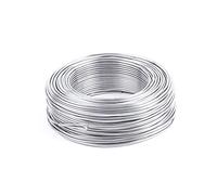 Dtaeye Kit Tricotin Automatique Fil d’Aluminium Rouleau 2mm de Fil D'Aluminium Souple Bijoux Fil Métallique Fil D'armature Fil D'Artisanat en Aluminium Fil Artisanat pour Accessoires Bijoux 20m