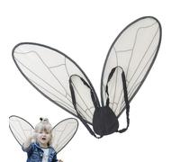 Dtaigou Ailes de fée pour filles - Costume de fée pour jeux de rôle - Accessoires de déguisement pour expositions d'anime, carnaval, fêtes à thème, Noël, anniversaires, Halloween, bal masqué