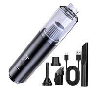 Dtaigou Aspirateur Voiture Portable sans Fil | Aspirateur Domestique Compact,Dispositif de Nettoyage Silencieux pour Camping-Car Berline Tapis Maison Lit Canapé et Véhicule