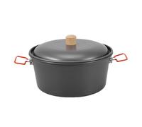 Dtaigou Casserole De Camping,Marmite De Camping Extérieur 7.5L Pour Cuisson À La Vapeur - Alliage d'Aluminium Résistant à la Chaleur - Idéal Grillades Barbecue et Pique-Nique