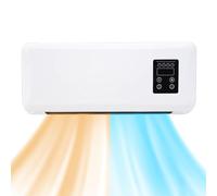 Dtaigou Climatiseur Split Réversible | Climatiseur Mobile Sans Installation pour Camping | Système Gainable sans Fenêtre Ventilateur Rafraîchisseur Murale pour Intérieur, Tente et Véhicule