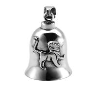Dtaigou Cloche de pour moto, cloche de moto pour la chance, de cloche d'équitation de motard, Porte-clés accessoires de moto, cloches spirituelles pour anniversaire, noël