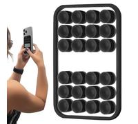 Dtaigou Coque de téléphone à ventouse en silicone - Fixation adhésive avec miroir pour douche, mur, voiture, homme et femme