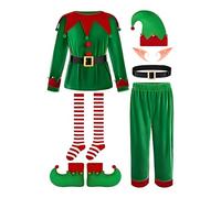Dtaigou Costume de Noël Garçon - Déguisement Petit Renne du Père Noël | Ensemble Déguisement Cosplay Pour Garçons Fêtes Rôle Scène