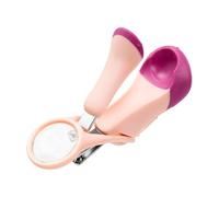 Dtaigou Coupe-Ongles Bébé,Ciseaux à Ongles pour Mains et Pieds avec Grossissement - Outil De Toilette En Acier Inoxydable Pour Garçons Et Filles