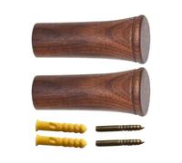 Dtaigou Crochets Mural En Bois,2 Pièces Porte-Chapeaux Mural avec Cintres à Vêtements - Support De Rangement Robuste - Pour Salon Couloir Sac Écharpe Vêtements Peignoir Serviette Sac À Main Chapeau