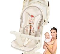 Dtaigou Housse Rafraîchissante pour Poussette, Rafraîchisseur de Siège Auto, Tissu Glacé Respirant avec Gel Lavable et Aération pour Confort et Protection Thermique