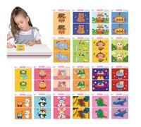 Dtaigou Jeu de Cartes Mémoire d'Association - Cartes Interactives De Recherche D'Erreurs | Produits Éducatifs pour l'Apprentissage Précoce et Jeu Ludique de Développement de l'Observation