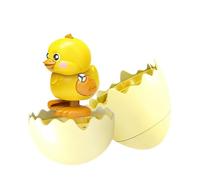 Dtaigou Jouets À Remonter,Jouets Farce de Dinosaure Rebondissant - Œuf De Canard À Remontoir Gag pour Tout-Petits - pour Adultes Garçons Prématernelle Voyage Route Fête Anniversaire Vacances