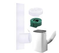 Dtaigou Kit De Fenêtre Pour Climatiseur Portable - Tissu d'Étanchéité pour Fenêtre à Guillotine - Kit Éconergétique pour Climatiseur et Séche-Linge Chambre Maison
