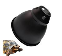 Dtaigou Lampe chauffante pour reptile, abat-jour dôme profond, couvercle de réflexion optique, luminaire de terrarium pour ampoule UVB