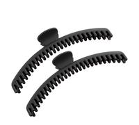 Dtaigou Lot de 2 petites pinces à cheveux portables, antidérapantes, grandes barrettes, épingles à fines, forte adhérence pour femmes et filles