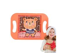 Dtaigou Maze de Perle Portable, Puzzle d'équilibre des Perles, Brain Teaser Bead Puzzle Balance Maze Game, Party éducatif Favors, Fun Activity Board pour Pâques, Anniversaire, Thanksgiving