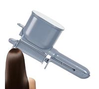 Dtaigou Peigne à rouleau de teinture pour cheveux, peigne à rouleau automatique professionnel, outil de coloration ergonomique multi-usage pour adultes, professionnels, débutants