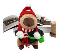Dtaigou Peluche Capybara avec des Vêtements | Figurine Mignonne de Noël - Jouet À Habiller Capybara 24.9 cm,pour Les garçons, Les Filles, Les Tout-Petits, Les Jeunes et Les Amis