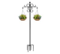 Dtaigou Perche À Mangeoire Oiseaux | Poteau Support de Mangeoire à Oiseaux Sauvages - Structure Porteuse pour Observer la Faune au Jardin | pour Cour Jardin Pelouse Patio Extérieur