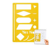 Dtaigou Pochoirs pour planificateurs | Organigramme Journal Template Stencil, outils de scrapbooking flexibles pour calendrier, suivi des habitudes, carnet de notes, agenda, dessin, scrapbooking
