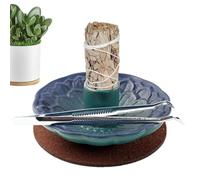 Dtaigou Porte-bâtons Palo Santo, brûleur Santo,Porte-brûleur d'encens | Support de brûleur Santo, Plateau de Combustion de bâtons d'encens, Support de Sauge, Support de bâtons Santo à