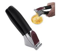 Dtaigou Presse-Ail Hachoir Multifonction - Broyeur d'Ail en Métal Antirouille | Design Ergonomique et Nettoyage Facile Gadget de Cuisine pour Préparation Culinaire Précise