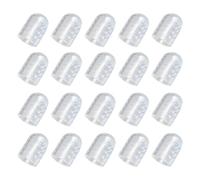 Dtaigou Protecteurs d'orteils en silicone, protecteur d'orteils - Couvre-orteils respirants Embouts en silicone,Petits embouts élastiques pour petits orteils, cors, ampoules, orteils cassés, 20 pièces