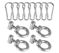 Dtaigou Rail Oeil de Fixation pour Rail - Boulon Fixation Œillet Acier Inoxydable - Système De Sécurisé pour Cordage Store Camping Tente Véhicule Aventure Extérieure