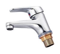 Dtaigou Robinets de salle de bain | Robinet d'évier de toilettes | Dispositif de contrôle de l'eau à poignée unique pour sous-sol, maison mobile, restaurant, zones de préparation extérieures