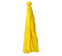 Dtaigou Sacs en Maille, Sacs de Rangement Extensibles pour oignons avec Fermetures à Boucle | Filet Respirant réutilisable de 40 cm pour Le Rangement de la Cuisine, Le Jardin et la récolte, Jaune
