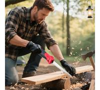 Dtaigou Scie à Placoplâtre Pliante, Lame 15 cm pour Bois Placage & Cloisons Sèches, Petite Scie À Trois Dents Pour Travaux Bois Métal PVC Plâtre, Pour Jardinage Travail Élagage Plomberie