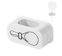 Dtaigou Support de cuillère à riz, support de rangement pour cuillère, support mural pour spatules de cuisine, gadget de cuisine pour comptoir de salle de bain et armoire