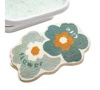 Dtaigou Tapis de Douche pour Salle de Bain | Tapis Salle De Bain Lavable en Machine | Grattoir Pieds Sol Douche Accessoires pour Gymnase Dortoir Hôtel